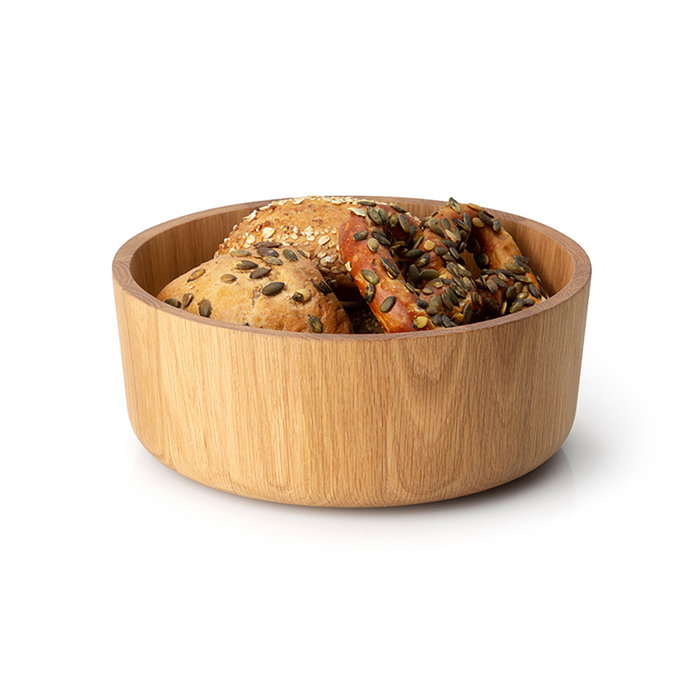 Continenta Ensaladera de Madera de Roble 26 cm x 10.3 cm - Juego de 12 Unidades para Mesa y Cocina Continenta Ensaladera de Madera de Roble 26 cm x 10.3 cm - Juego de 12 Unidades para Mesa y Cocina